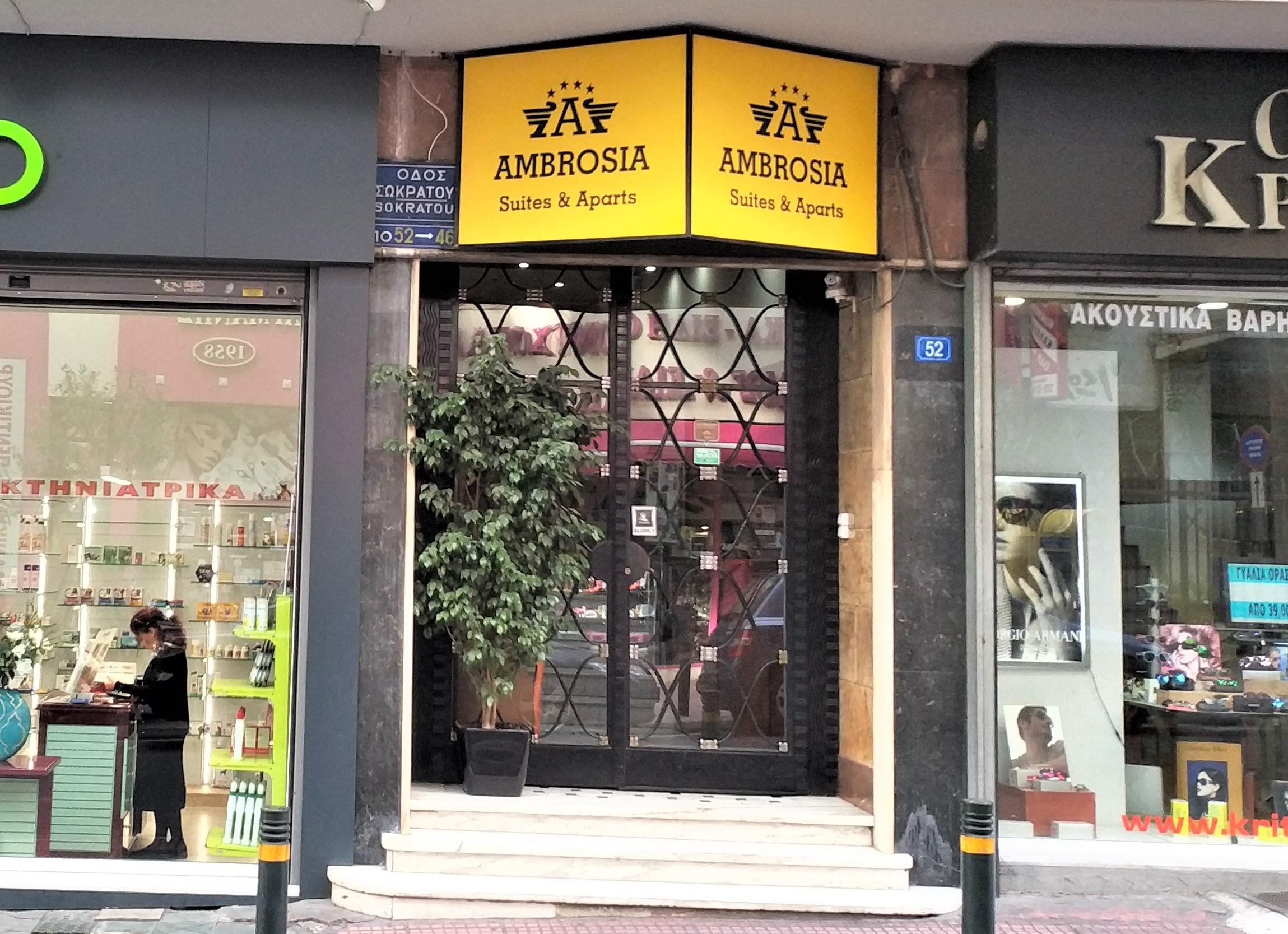 Ambrosia Suites Aten Exteriör bild